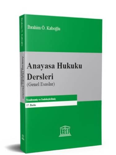 Anayasa Hukuku Dersleri (Genel Esaslar) - 1