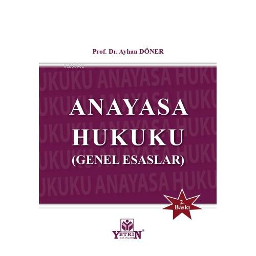 Anayasa Hukuku - Genel Esaslar - 1