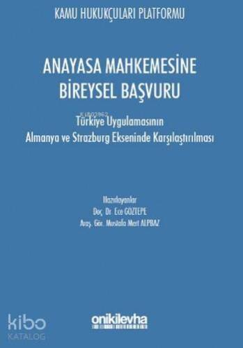 Anayasa Mahkemesine Bireysel Başvuru - 1