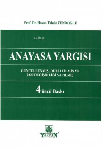 Anayasa Yargısı - 1