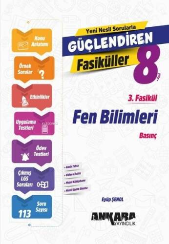 Ankara Yayıncılık 8. Sınıf Fen Bilimleri Güçlendiren 3. Fasikül - 1