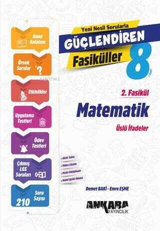 Ankara Yayıncılık 8. Sınıf Matematik Güçlendiren 2. Fasikül - 1