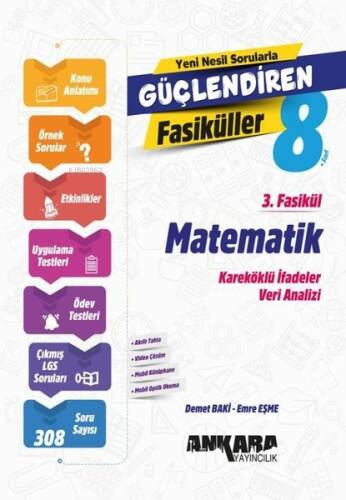 Ankara Yayıncılık 8. Sınıf Matematik Güçlendiren 3. Fasikül - 1