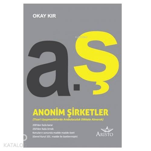 Anonim Şirketler - 1