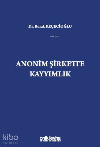 Anonim Şirkette Kayyımlık - 1