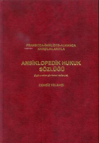 Ansiklopedik Hukuk Sözlüğü - 1