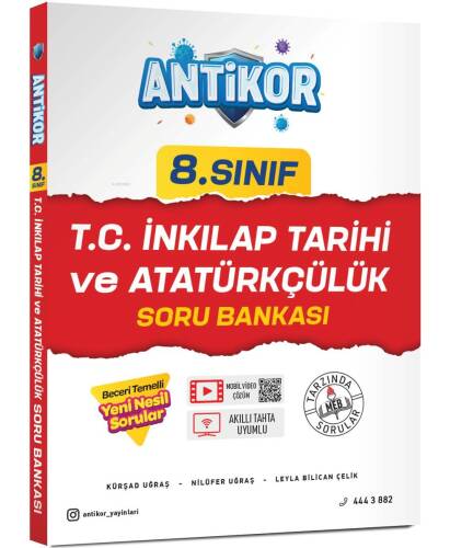 Antikor 8.Sınıf T.C. İnkılap Tarihi Ve Atatürkçülük Soru Bankası - 1