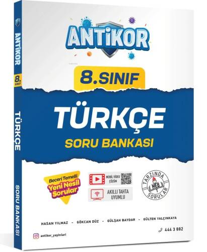 Antikor 8.Sınıf Türkçe Soru Bankası - 1