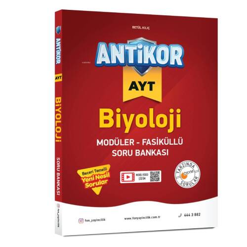 Antikor Ayt Biyoloji Soru Bankası - 1