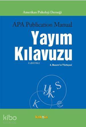 APA Yayım Kılavuzu 6.Basım - 1