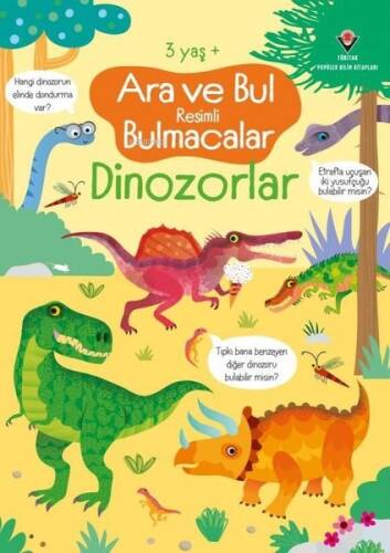 Ara ve Bul Resimli Bulmacalar - Dinozorlar - 1