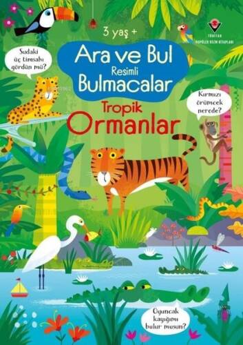 Ara ve Bul Resimli Bulmacalar - Tropik Ormanlar 3 Yaş+ - 1