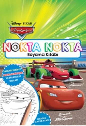 Arabalar Nokta Nokta Boyama Kitabı - 1