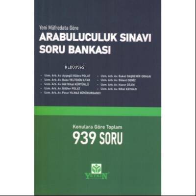 Arabuluculuk Sınavı Soru Bankası - 1