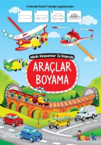 Araçlar Boyama;Minik Ressam İş Başında - 1