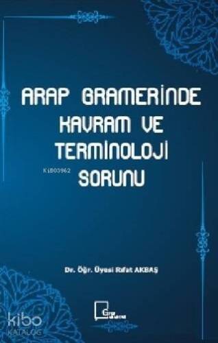 Arap Gramerinde Kavram ve Terminoloji Sorunu - 1