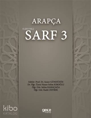 Arapça Sarf 3 - 1