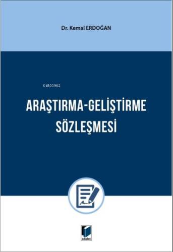 Araştırma - Geliştirme Sözleşmesi - 1