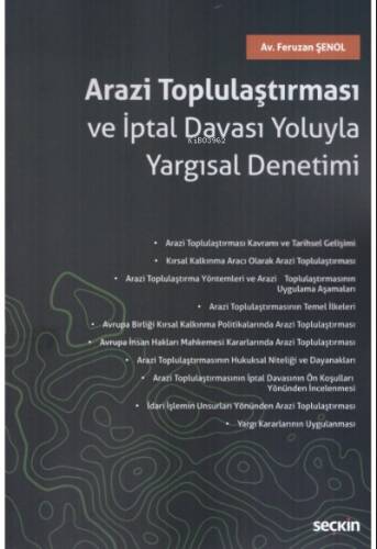 Arazi Toplulaştırması ve İptal Davası Yoluyla Yargısal Denetimi - 1