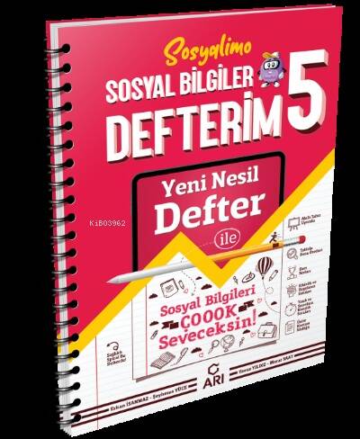 Arı 5.Sınıf Akıllı Sosyal Bilgiler Defteri 2022 - 1