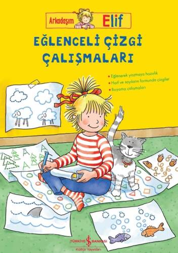 Arkadaşım Elif ;Eğlenceli Çizgi Çalişmaları - 1