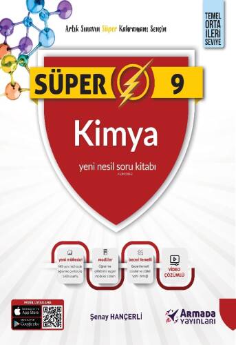 Armada 9.Sınıf Süper Kimya Yeni Nesil Soru Kitabı - 1