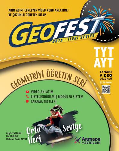 Armada YKS TYT AYT Geofest Orta İleri Seviye Soru Kitabı - 1