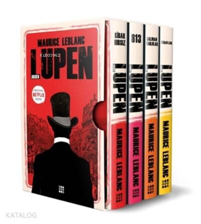 Arsen Lüpen-kutulu Kırmızı Set (4 Kitap Takım) - 1