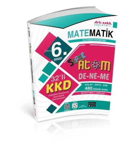 Artı Zeka Yayınları 6. Sınıf Matematik Haftalık Kazanım Kavrama Denemeleri 32’li - 1