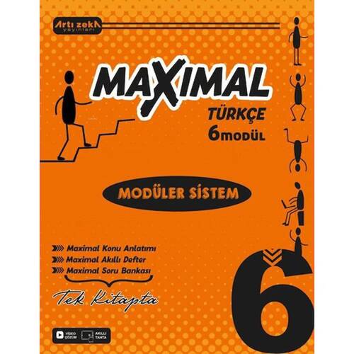 Artı Zeka Yayınları 6 Sınıf Maximal Türkçe Modüler Sistem Seti (6 Modül) - 1