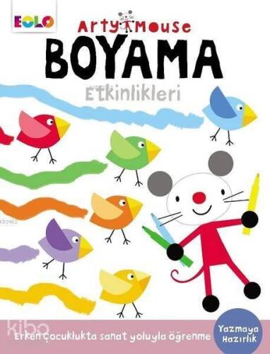 Arty Mouse - Boyama Etkinlikleri; Yazmaya Hazırlık - 1