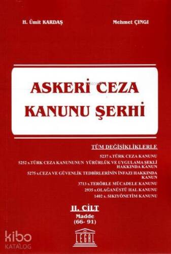 Askeri Ceza Kanunu Şerhi 2. Cilt (Madde 66-91) - 1