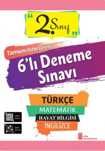 Ata Yayıncılık 2. Sınıf 6'Lı Deneme Sınavı - 1