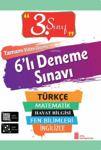 Ata Yayıncılık 3. Sınıf 6'Lı Deneme Sınavı - 1