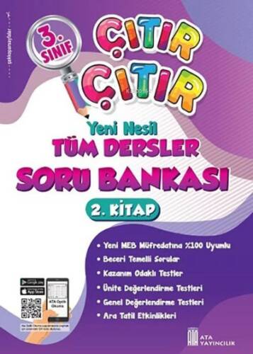 Ata Yayıncılık 3. Sınıf Çıtır Çıtır Soru Bankası 2. Kitap (2. Dönem) - 1