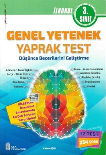 Ata Yayıncılık 3. Sınıf Genel Yetenek Yaprak Test - 1