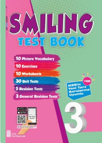 Ata Yayıncılık 3. Sınıf Smiling Test Book - 1