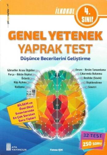 Ata Yayıncılık 4. Sınıf Genel Yetenek Yaprak Test - 1