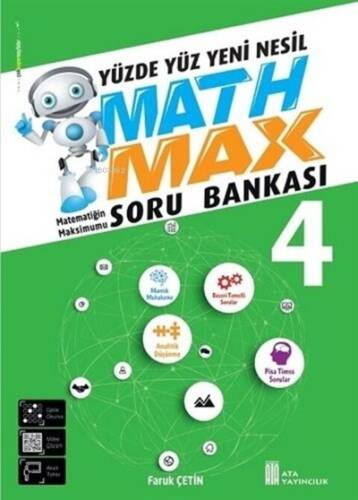 Ata Yayıncılık 4. Sınıf Math-Max Beceri Temelli Matematik Soru Bankası - 1