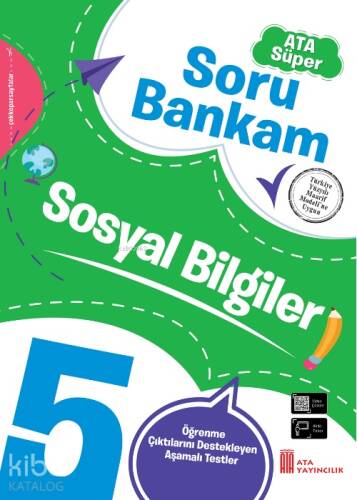 Ata Yayıncılık 5. Sınıf Ata Süper Soru Bankam Sosyal Bilgiler - 1