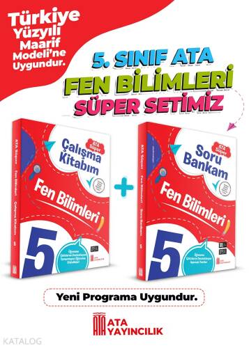 Ata Yayıncılık 5. Sınıf Fen Bilimleri Süper Set Soru Bankam + Çalışma Kitabım - 1