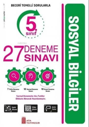 Ata Yayıncılık 5. Sınıf Sosyal Bilgiler 27 Deneme Sınavı - 1