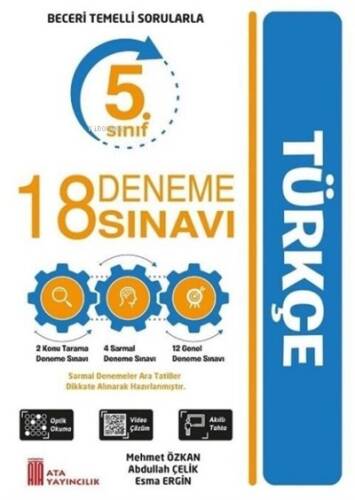 Ata Yayıncılık 5. Sınıf Türkçe 18 Deneme Sınavı - 1