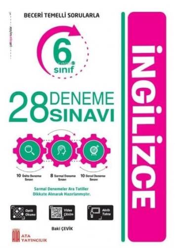 Ata Yayıncılık 6. Sınıf İngilizce 28 Deneme Sınavı - 1