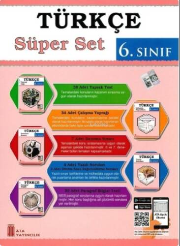 Ata Yayıncılık 6. Sınıf Türkçe Süper Set - 1