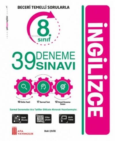 Ata Yayıncılık 8. Sınıf İngilizce 39 Deneme Sınavı - 1