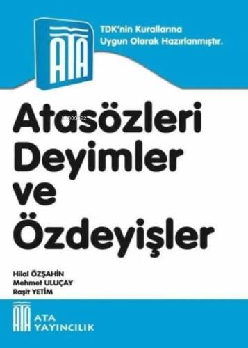 Ata Yayıncılık Karton Kapak Atasözleri Deyimler Ve Özdeyişler - 1