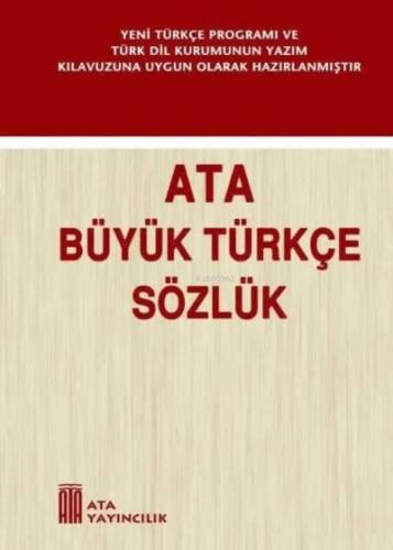 Ata Yayıncılık Karton Kapak Büyük Türkçe Sözlük - 1