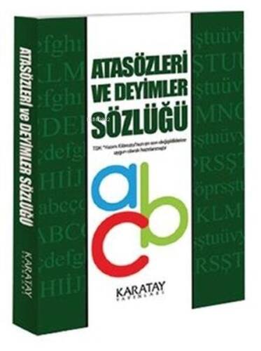 Atasözleri ve Deyimler Sözlüğü - 1