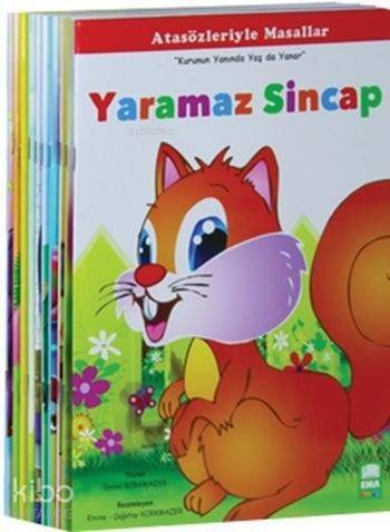 Atasözleriyle Masallar Seti (Düz Yazılı); 10 Kitap Takım - 1